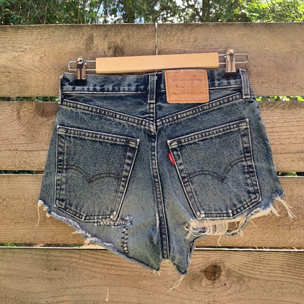 Vintage Levi’s High Waisted Button Fly Distressed